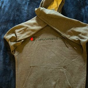 2 Champions sweatshirt, 1 small, 1 medium.